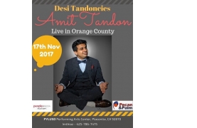 Amit Tandon Live Stand-Up in Orange County Buy Tickets Online | Placentia , Fri , 2017-11-17 | ThisisShow
